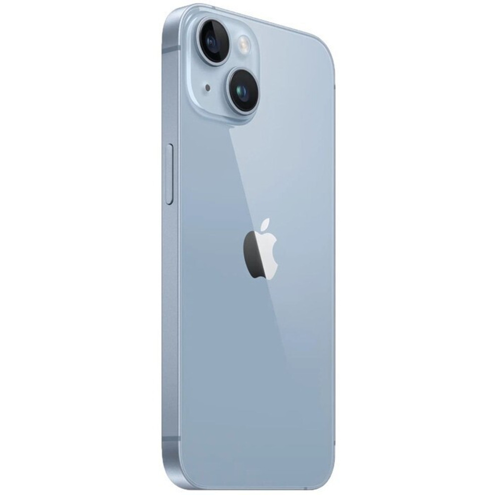 Смартфон Apple A2884 iPhone 14 128Gb 6Gb голубой моноблок 3G 4G 2Sim 6.1" 1170x2532 iOS 16 12Mpix 80