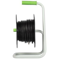 Удлинитель силовой ЭРА GREEN LINE KAT-3x1-40m Greenline на катушке пластик 4 розетки с заземлением 40м ПВС 3x1мм2