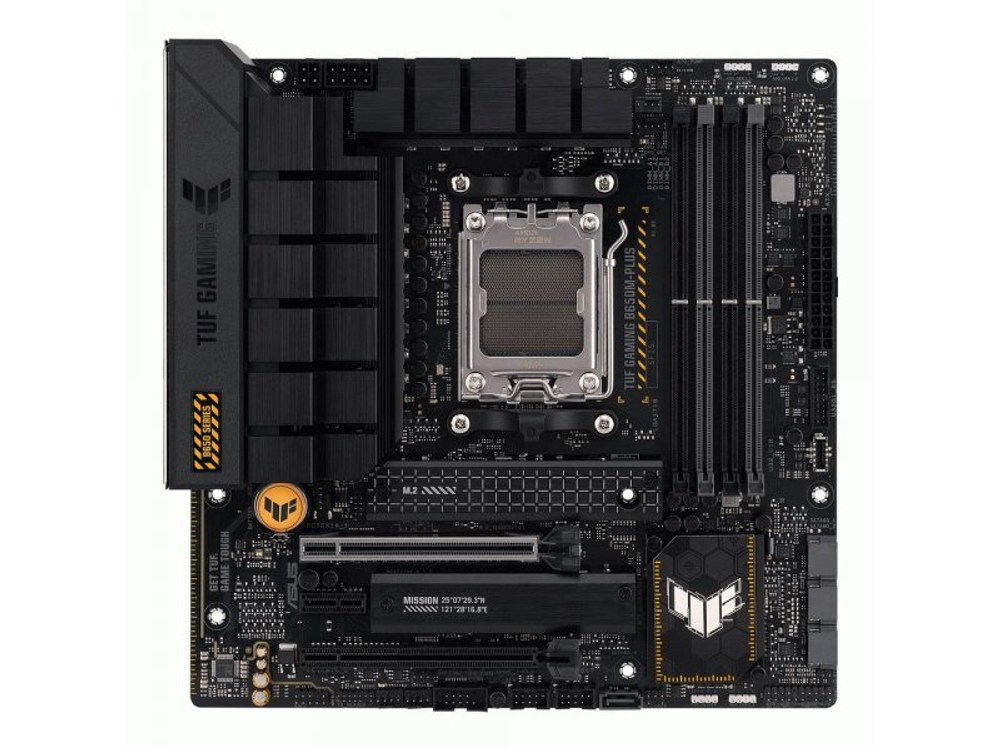 Материнская плата Asus Tuf Gaming B650m-plus, Socket AM5, AMD B650, mATX, RTL [90MB1BG0-M0EAY0]