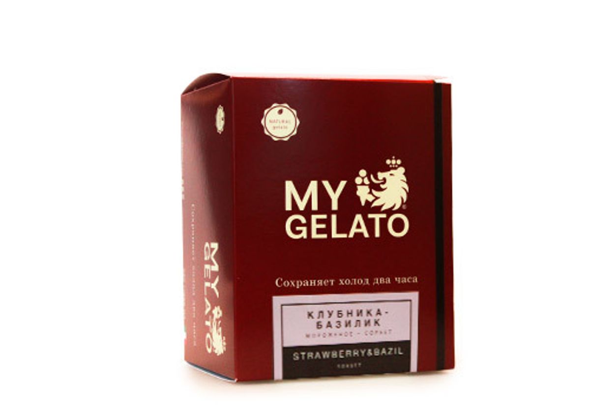 Сорбет клубника и базилик My Gelato, 280г