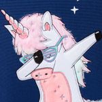 Ранец GRIZZLY, анатомическая спинка, LED лампочки, для девочек, "STAR UNICORN", 37х26х16 см, RG-265-2/1