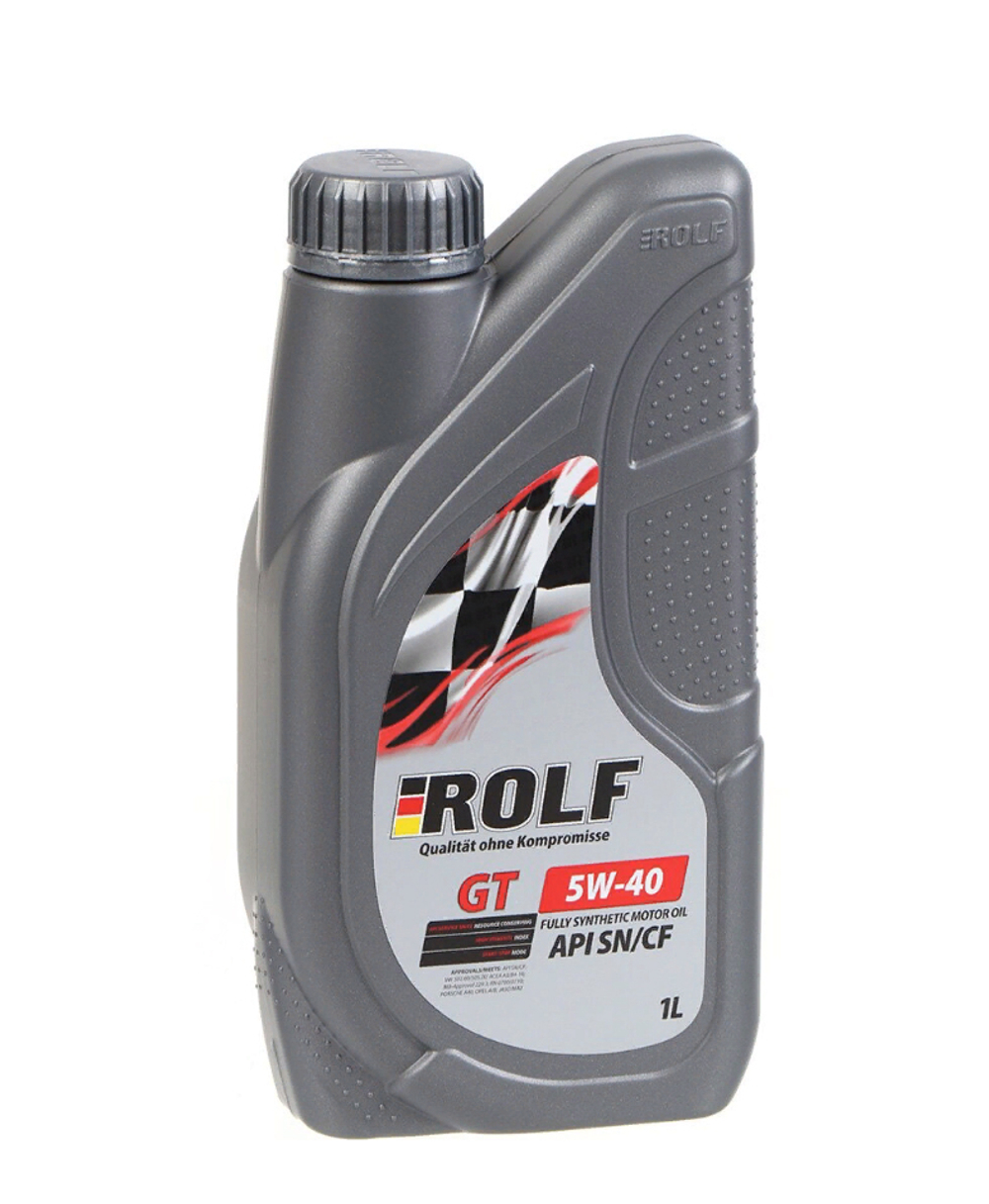 Масло Rolf GT 5W40 1л SN/CF синтетика