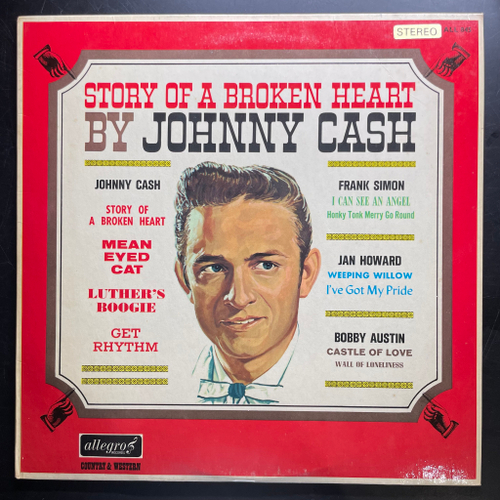 Johnny Cash ‎– The Story Of A Broken Heart (Англия 1967г.) Т