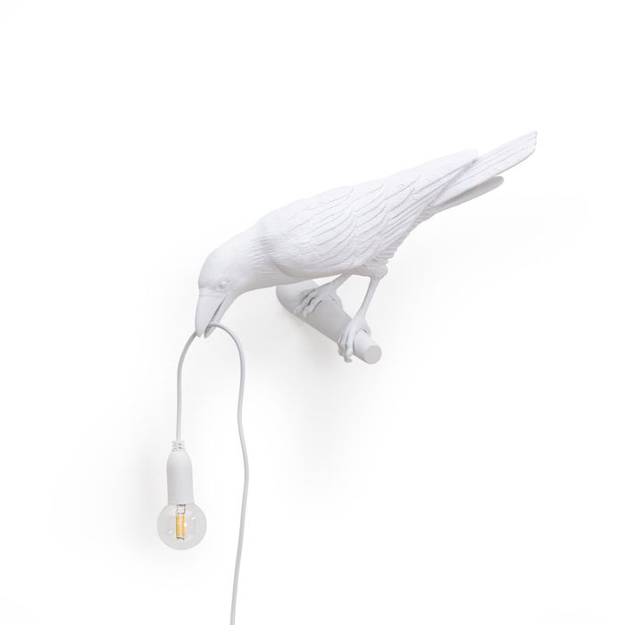 Уличный светильник Seletti Bird White Looking Left 14724