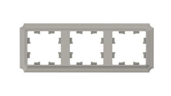 ATLASDESIGN ANTIQUE 3-постовая РАМКА, универсальная, ШАМПАНЬ