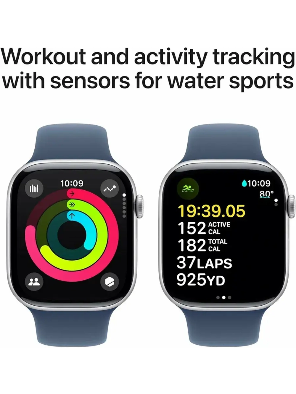 Умные часы Apple Watch S10 42mm Silver M/L, Denim SB