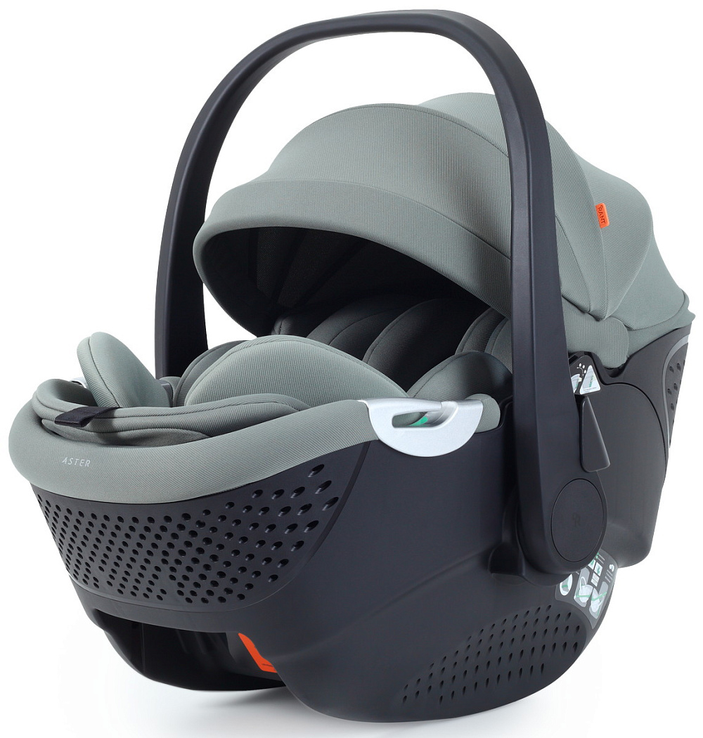 Детская коляска Rant Teo Soft 3 в 1 с автокреслом Aster Zero Olive Graphite