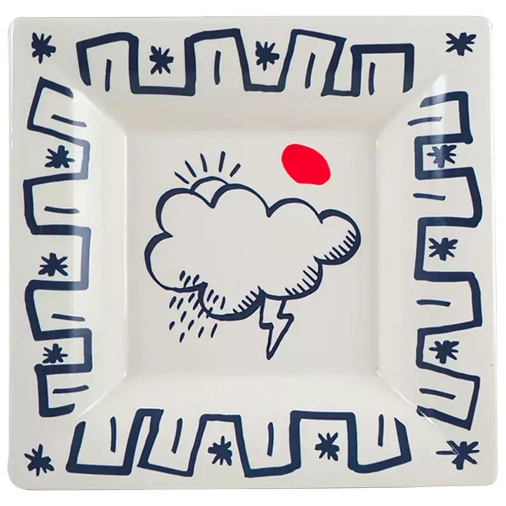Мелочница квадратная Gien Archipel Sentimental Cloud (22 см)
