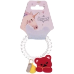 Резинка для волос силиконовая «Salon Bon Bon», мишка, микс 5 цветов, d-5,5см, ( подвес единорог)●