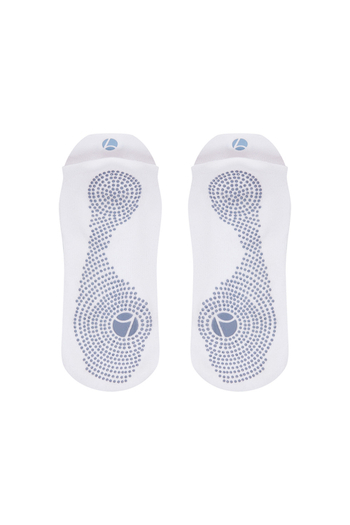 Нескользящие носки для пилатеса Бело-голубой