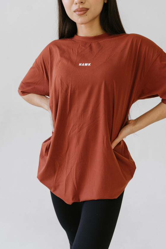 ФУТБОЛКА WOU (кирпичный)