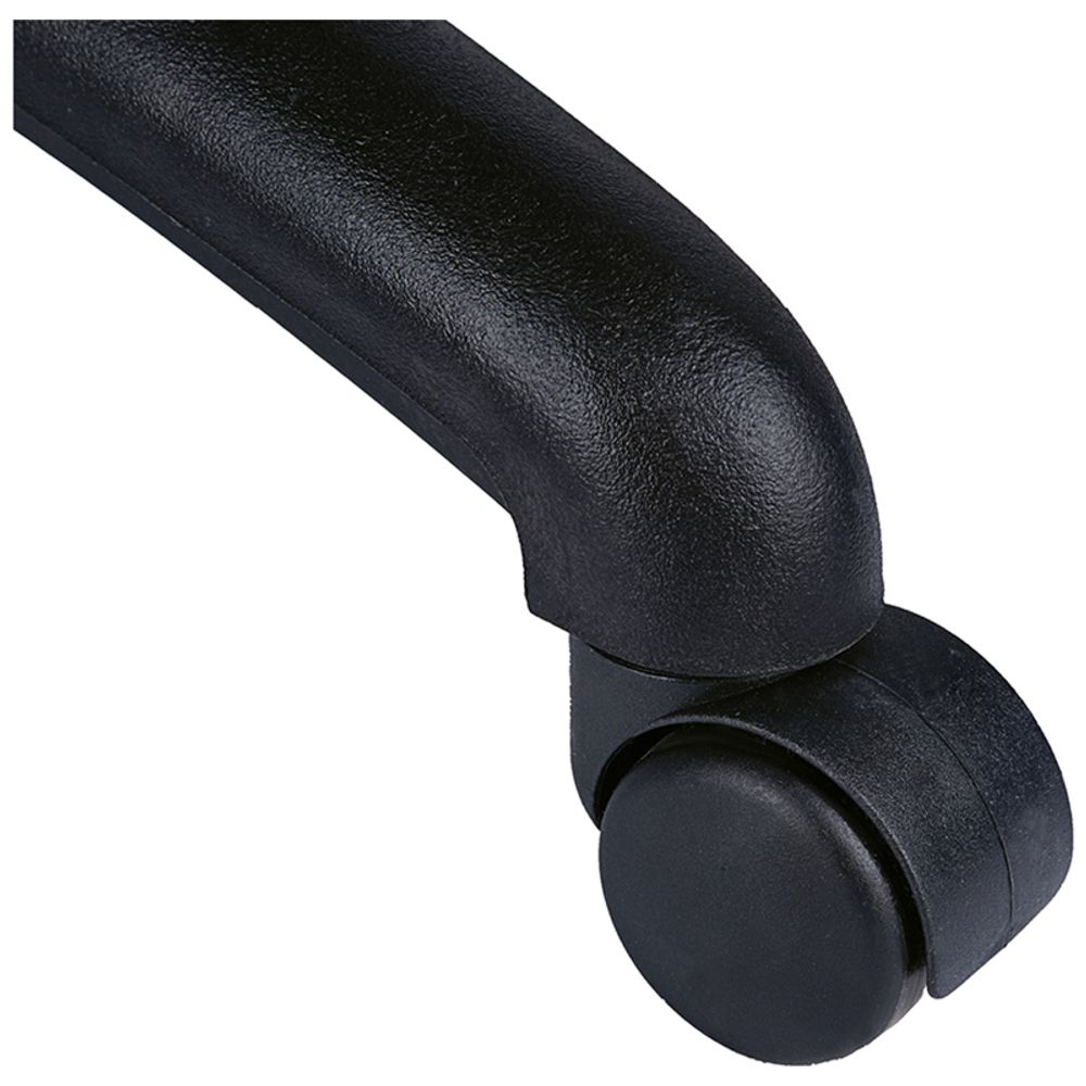 Кресло оператора Helmi HL-M65 "Sigma", экокожа/ткань сетка, черная, пиастра