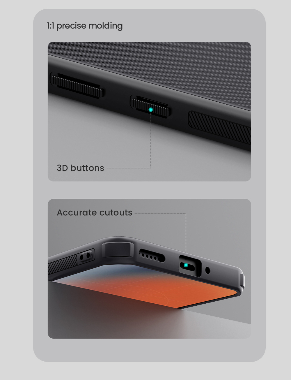 Усиленный защитный чехол от Nillkin для Nothing Phone 3a Pro, серия Super Frosted Shield Pro