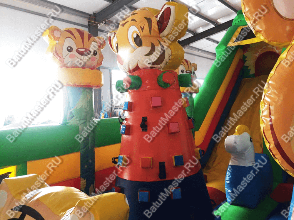 Коммерческий батут "Тигриная страна 2", 10*5*5,5 м