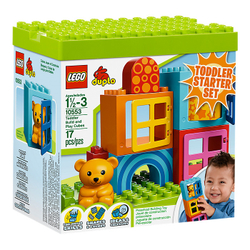 LEGO Duplo: Строительные блоки для игры малыша 10553 — Toddler Build and Play Cubes — Лего Дупло