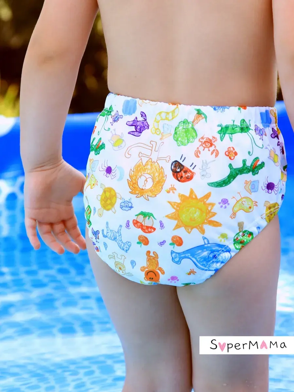 Подгузник трусики для плавания бассейна многоразовый