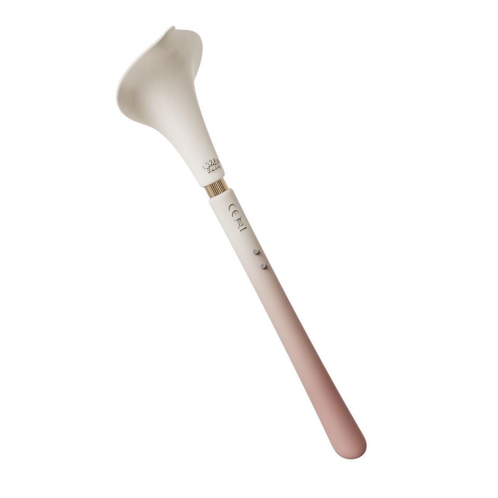 Розовый двусторонний вибромассажёр Calla (Цвет: розовый)