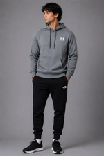Толстовка мужская Under Armour UA Essential Fleece Hoodie-GRY
