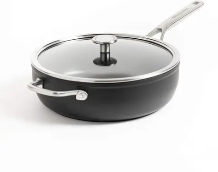 KitchenAid Сковорода из кованого закаленного алюминия 28см с крышкой