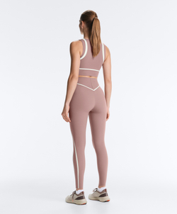 Oysho Топ Compressive, темно-сиреневый