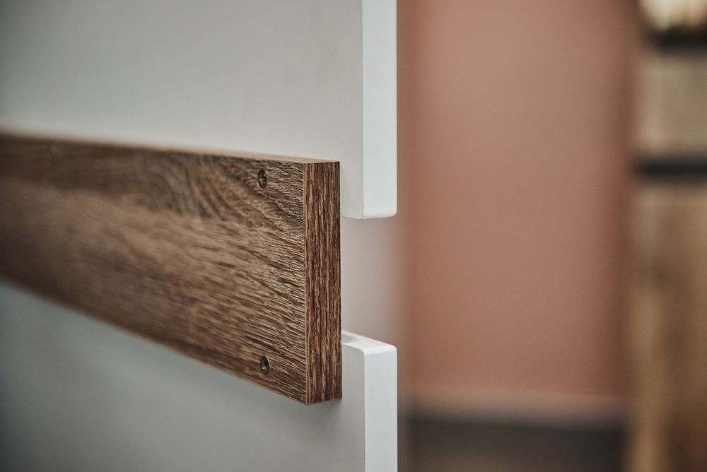 Коллекция Ультра Шкаф 2-хстворчатый Белый/Белый гл. (набор)