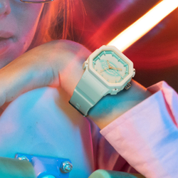 Dickies Wrist Watch Quartz Movement Silicone Strap Black Dial Unisex Couple Sports Watches