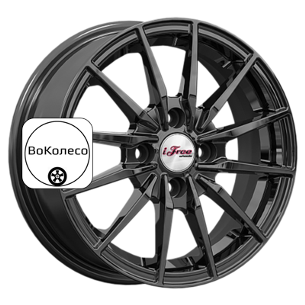 5,5x14/4x100 ET39 D56,6 Финчер (КС1119) BK iFree