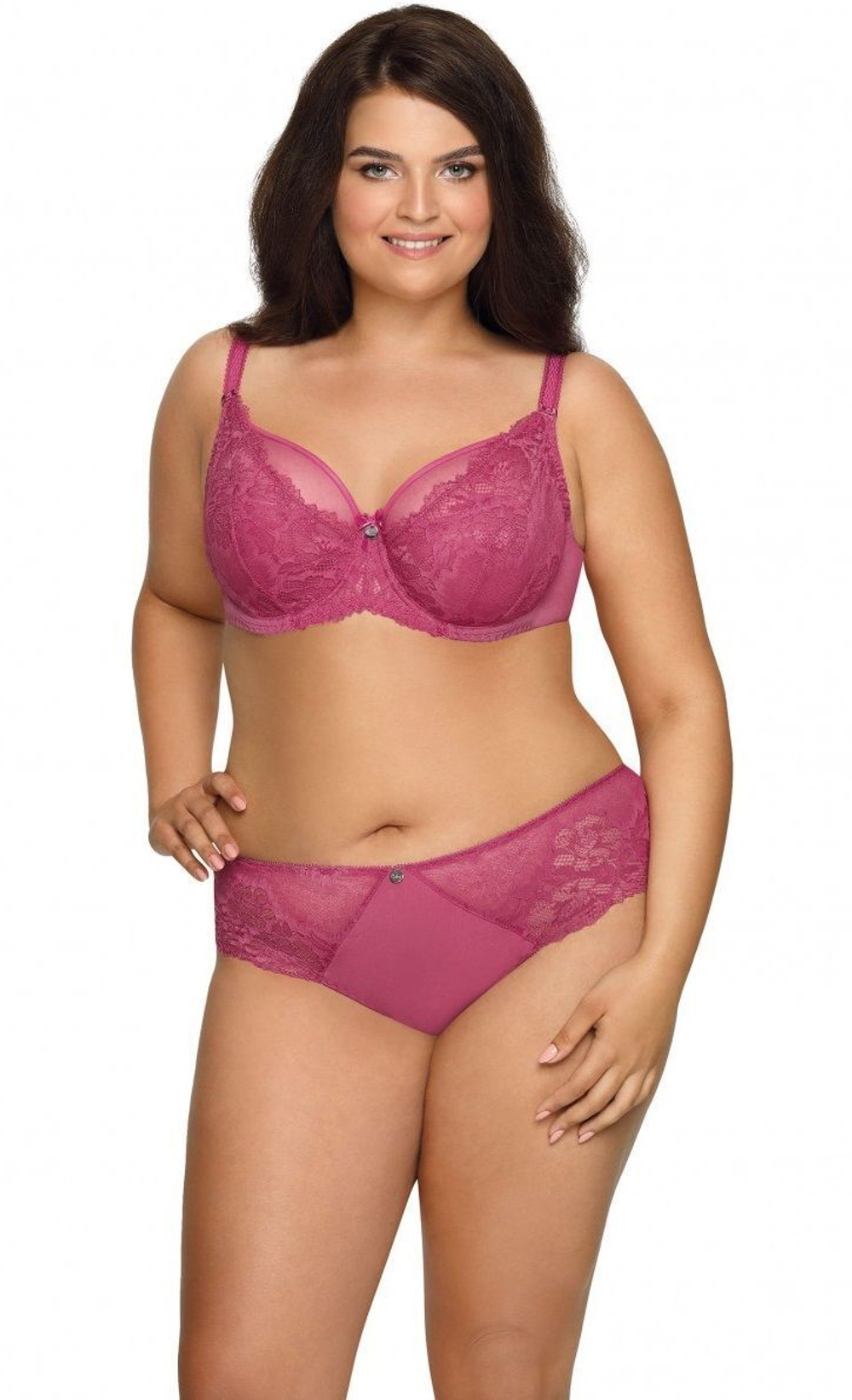 Очаровательные трусики-бразилиана (Размер: L) (Цвет: розовый)