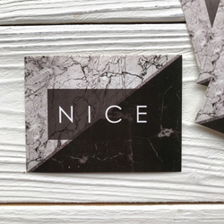 Открытка 8 х 6 см, NICE