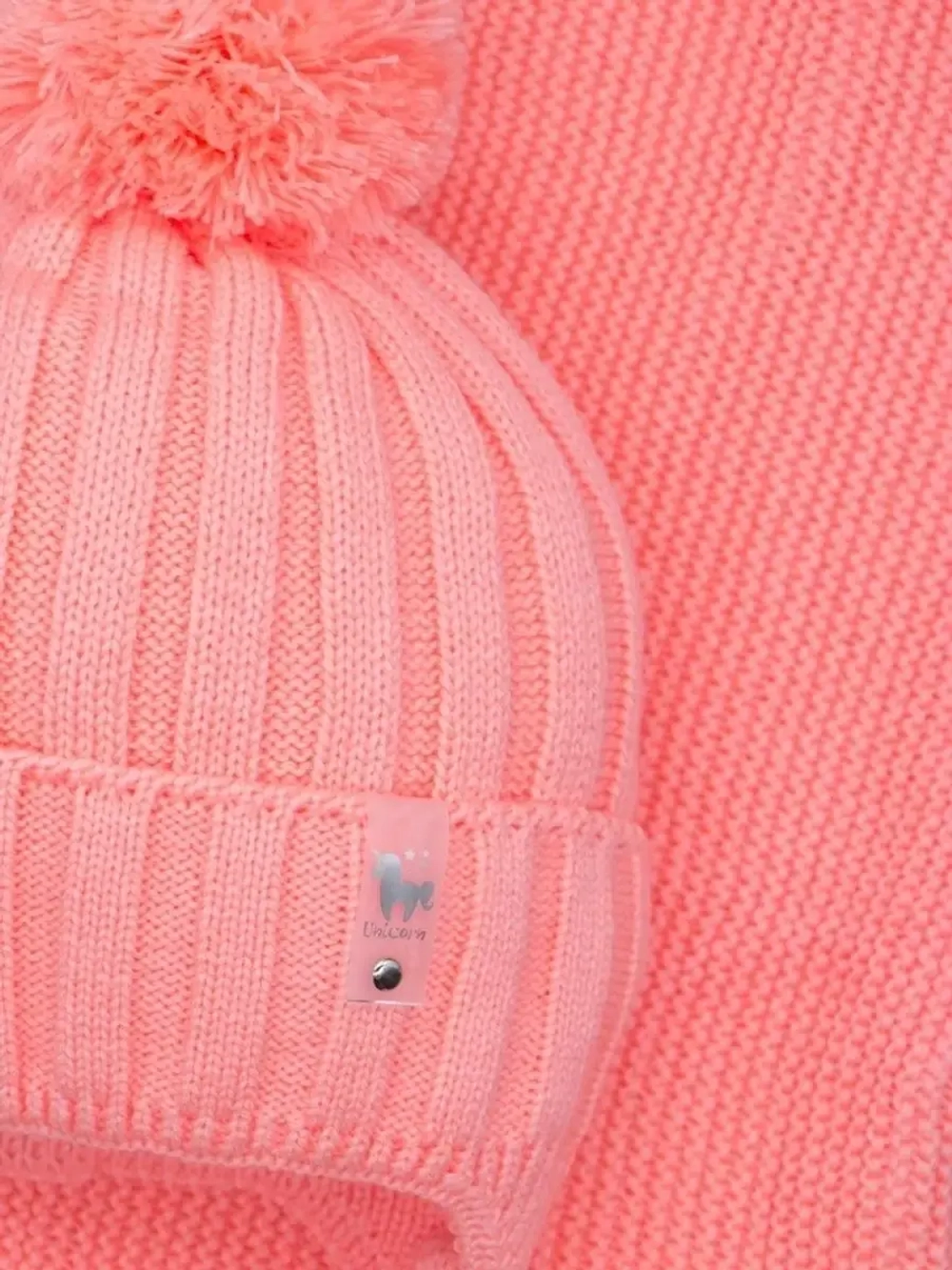 Шапка для девочек и снуд осенняя