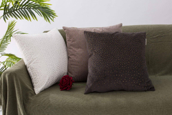 Наволочка 45х45 Sofi De MarkO Кристал бордо