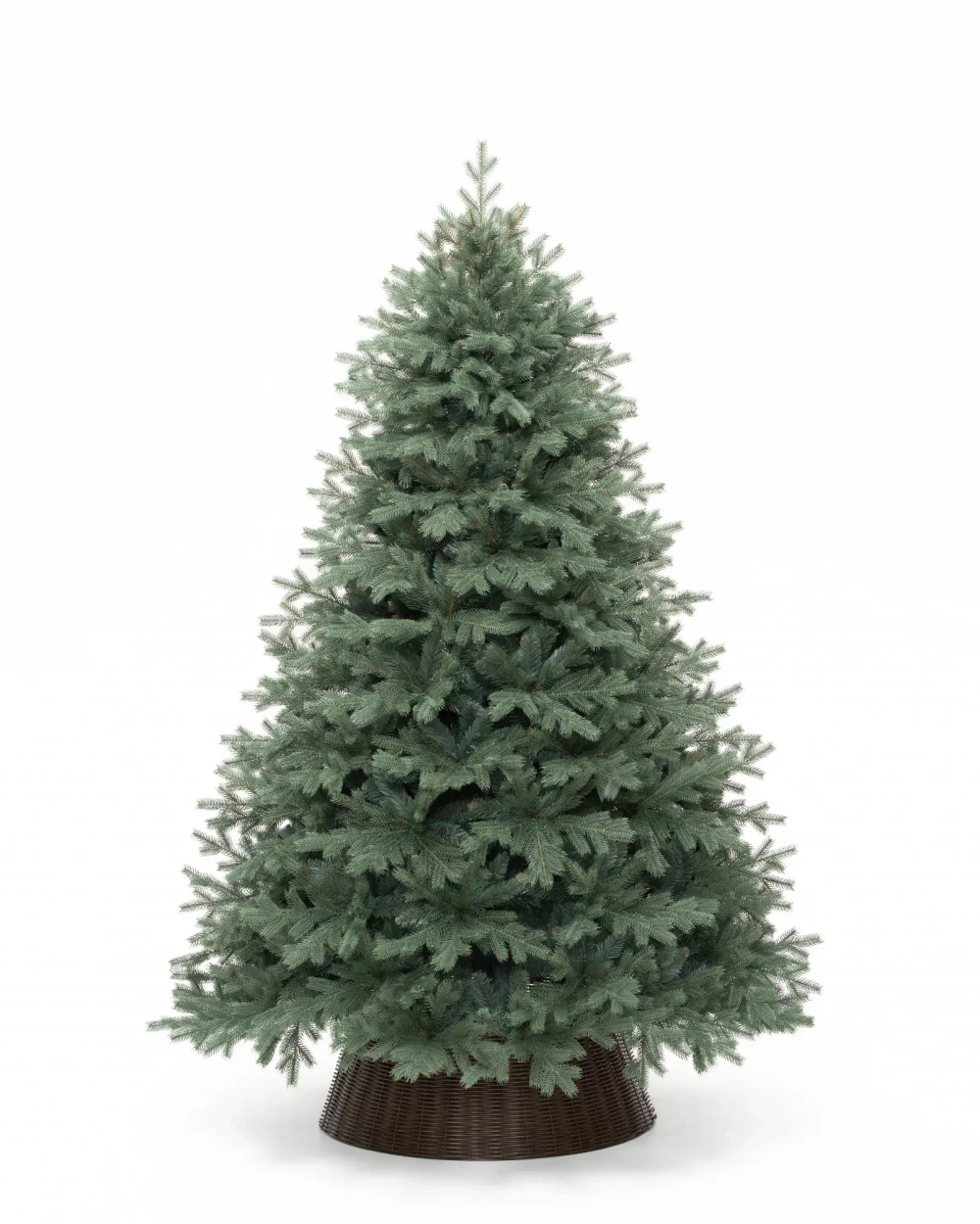 Искусственная елка Кремлевская голубая 210 см., Литая хвоя+ПВХ, ЕлкиТорг (19210)