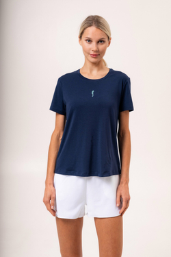 Женская футболка RS Paris Relaxed Tee (Navy/Ace Blue 242W014926/313)