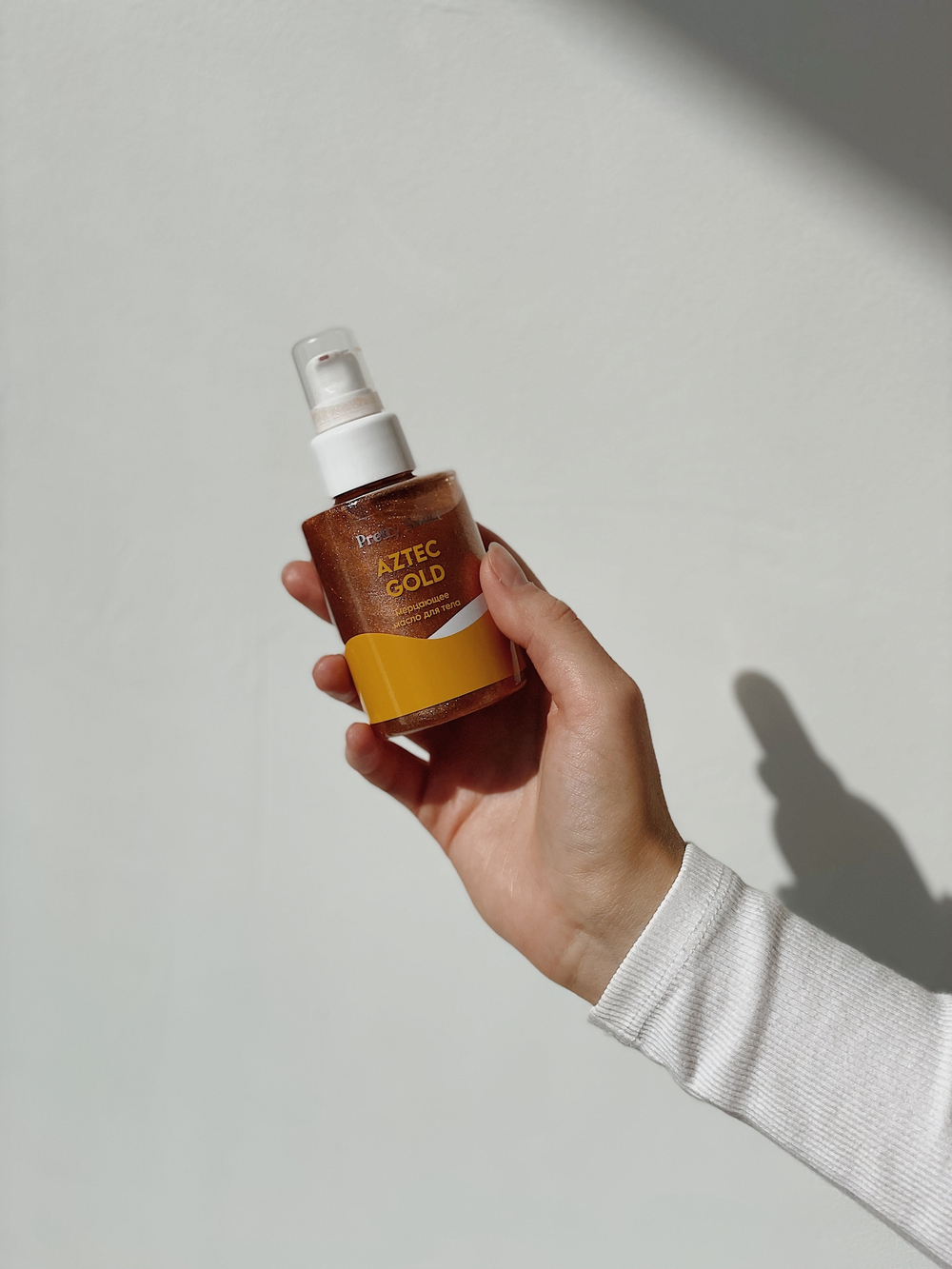 Мерцающее масло для тела AZTEC GOLD с бронзовым оттенком