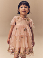 Платье для девочки Next E54-786, Персиковый