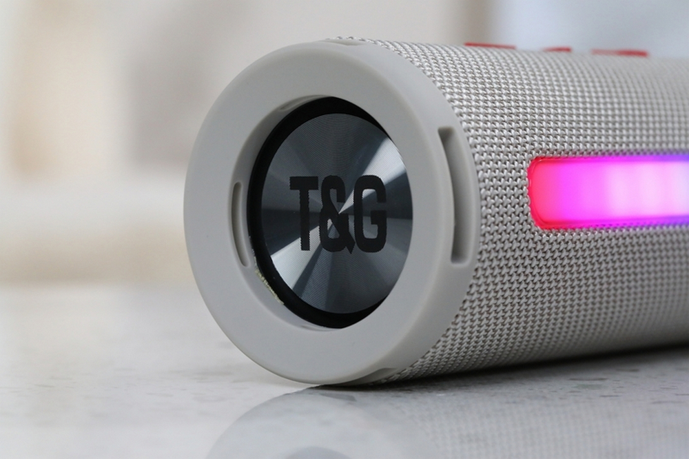 Беспроводная колонка TG-374 (10W/TF/USB/FM) LED