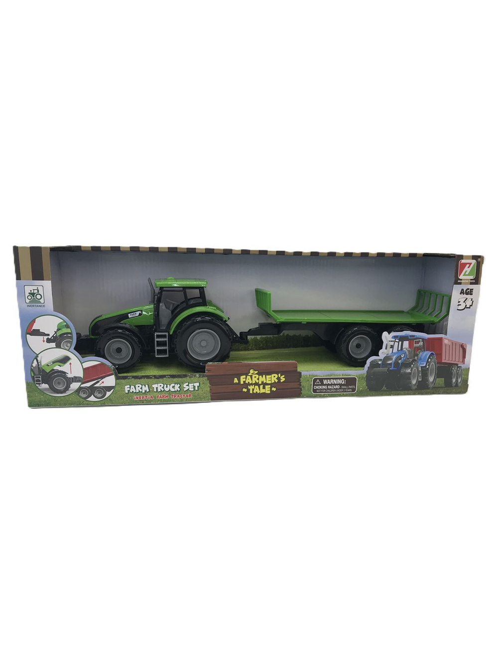 Игрушка Трактор Сельхоз (550-12J) цвет зеленый