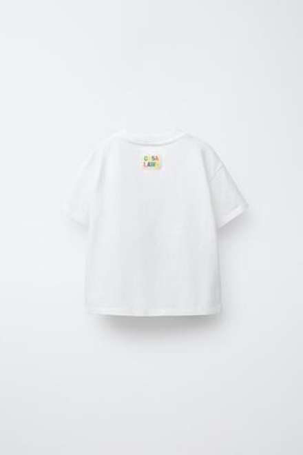 ZARA X CASA LAWA © ФУТБОЛКА С ПРИНТОМ, ЗЕЛЕНЫЙ