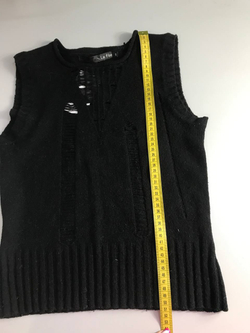 Жилетка La fee из шерсти и нейлона стильная 42-44 размер