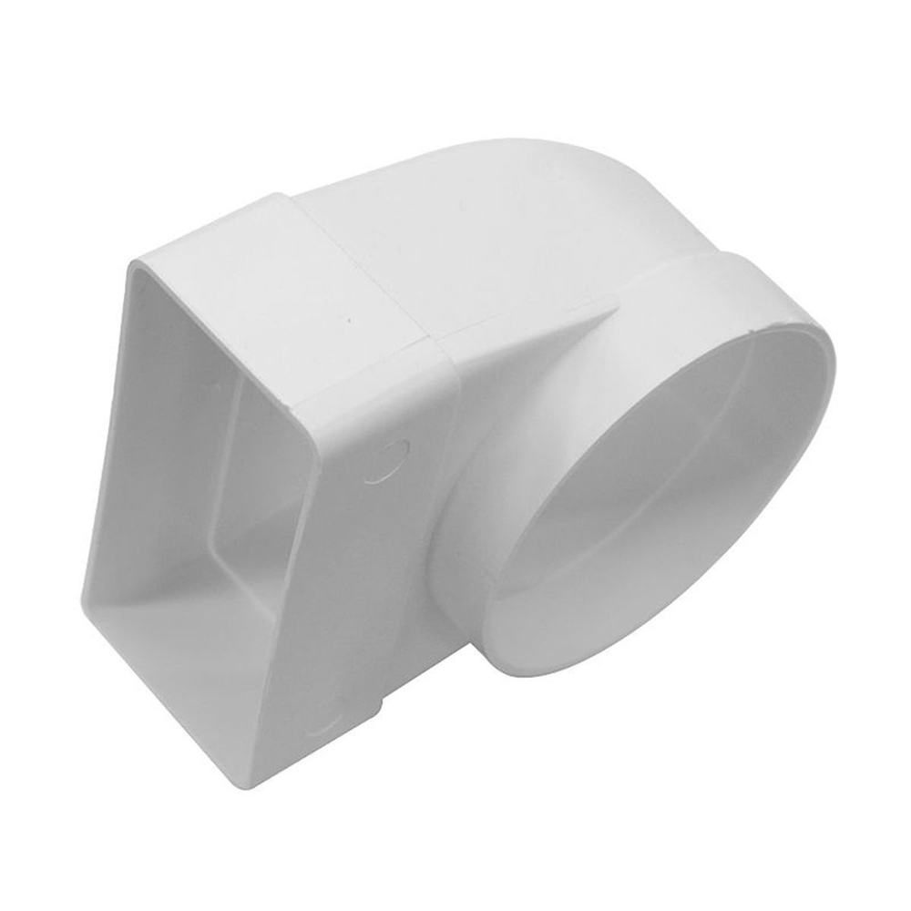 Соединитель вентиляционный пластик, d100 мм, плоск+кругл, d110 мм, 55 мм, Виенто, В511СК10КП PLUS