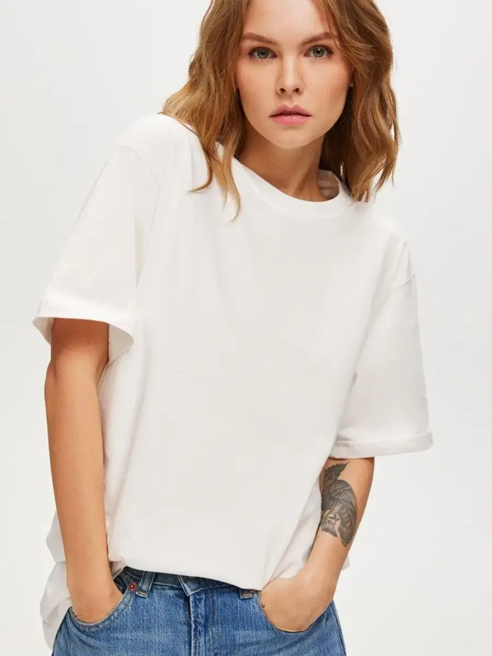 Футболка хлопковая оверсайз