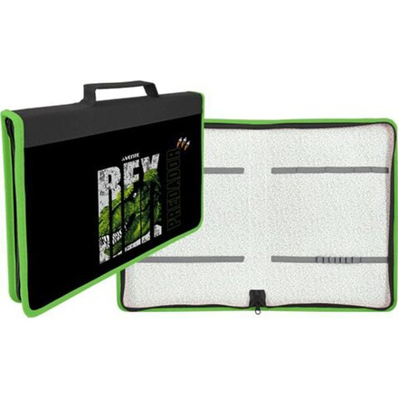 Папка д/труда А4 (337*230*30) 1отд. молния вокруг, ткань/ламинат "Predator"