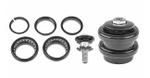 Рулевая колонка KL-B219 Kenli 1-1/8" безрезьбовая, стальная чёрная (BMX)