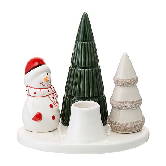 Подсвечник новогодний enchanted forest из коллекции new year essential, 14 см