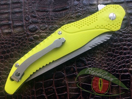 Складной нож Reptilian Пифон-02 c клинком из стали 9Cr18MoV, рукоять G10