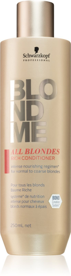 Schwarzkopf Professional Blondme All Blondes Rich - питательный кондиционер для густых волос /   250  ml  / GTIN 4045787635799