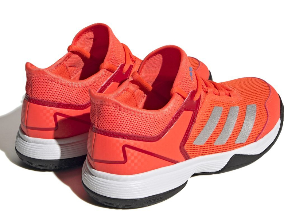 детские Кроссовки теннисные Adidas Ubersonic 4 K - solar red/silver metallic/blue fusion