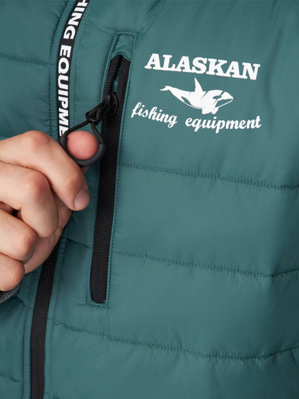 Жилет Alaskan Juneau Vest Green утепленный стеганый