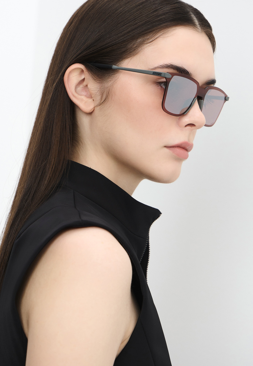 Спортивные очки 100% LEGERE SQUARE Soft Tact Cool Grey - HiPER Crimson Silver Mirror Lens