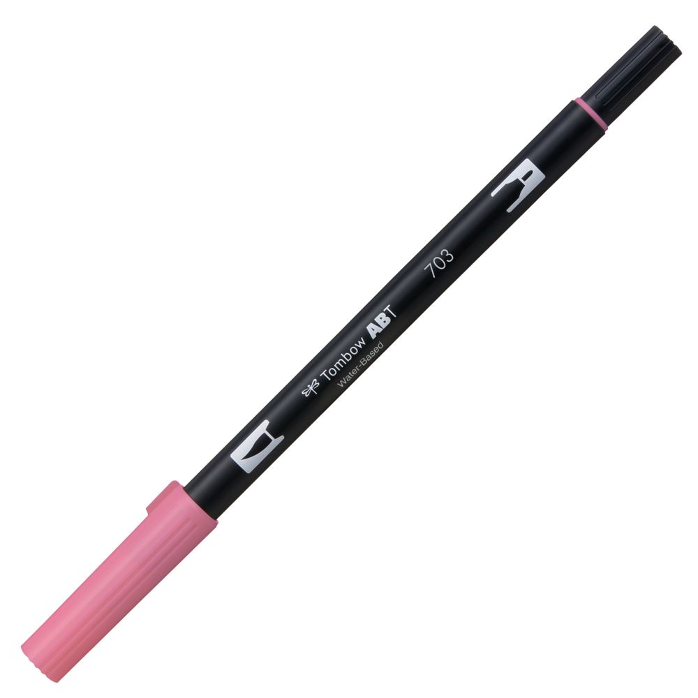 Tombow AB-T Dual Brush-Pen: 703 Pink Rose